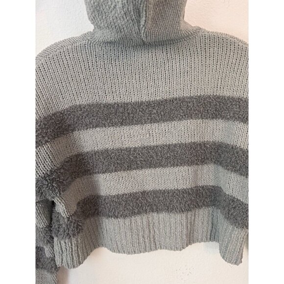 Cupcakes and Cashmere Sweater Women’s Small Crop Green Striped Cropped Y2K 90s - Picture 15 of 16